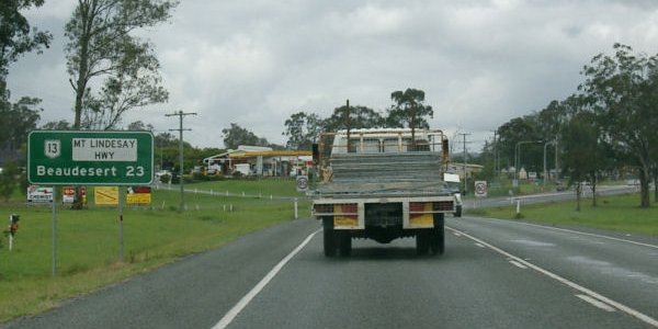 Image of a sign on a National Route