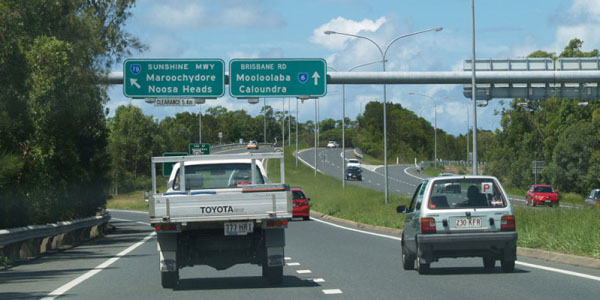 Image of a sign on a State Route