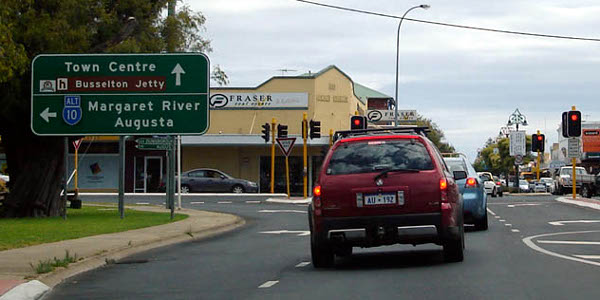 Image of a sign on a State Route